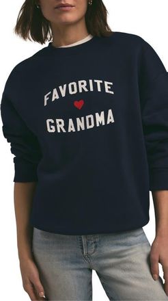 Favorite Daughter Favorite Grandma Sweatshirt in Navy at Nordstrom, Size X-Small