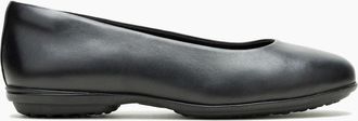 Hush Puppies Womens Hush Puppies ALICE FLAT BALLERINA Womens Ballerina Shoes Black - Size: 3