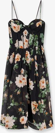 Zimmermann Vestito Luna Corset in lino e seta - ZIMMERMANN - gender_Woman