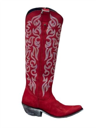 Liberty Black Womens Allie Boots In Red