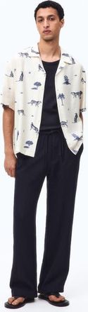 H&M Relaxed-fit Pants in Navy Blue at Nordstrom, Size Xx-Large