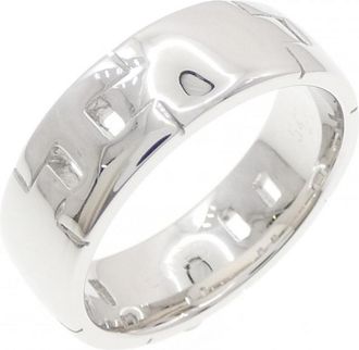 Herm&egrave;s White Gold (18K) Band Ring (Pre-Owned)
