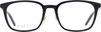 Gucci Demo Square Mens Eyeglasses GG1465OA 001 53