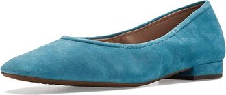 Cole Haan Go-To Valinda Ballet Flats Womens Shoes Provincial Blue Suede : 10.5 B - Medium
