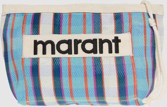 Isabel Marant Pochette Powden Turquoise Chalk