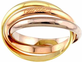 Cartier Pink Gold White Gold Yellow Gold Yellow Gold (18K) Pink Gold (18K) White Gold (18K) Band Ring (Pre-Owned)