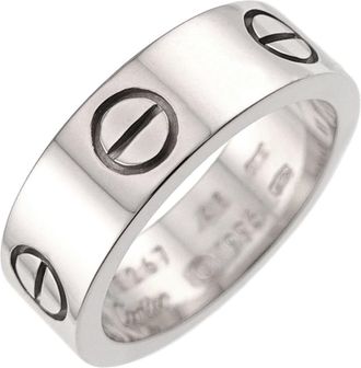 Cartier White Gold (18K) Band Ring (Pre-Owned)