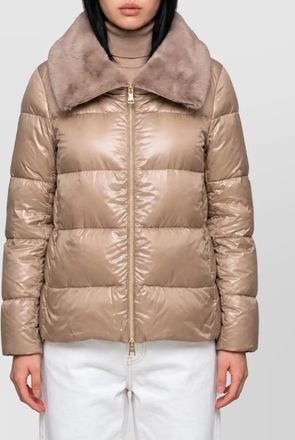 Herno down fur collar puffer jacket