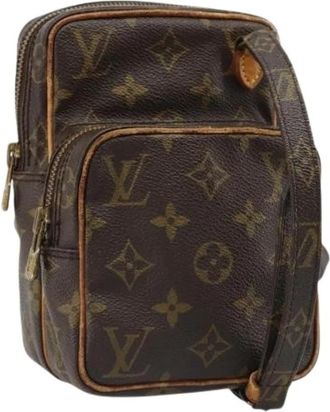 Louis Vuitton Pre-owned Vintage Monogram Schoudertas - Dames - Vintage Schoudertas - Bruin - ONE Size - Leer - Vintage