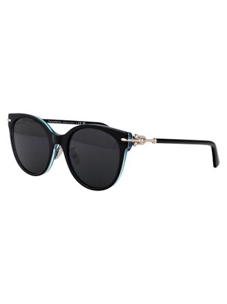 Tiffany & Co. 0TF4223D Acetate Cat-Eye Sunglasses - Black