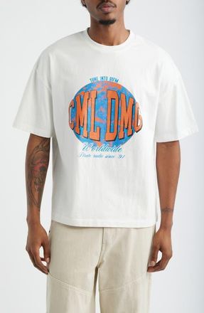 Criminal Damage Worldwide Radio Graphic T-Shirt in Off White at Nordstrom, Size Xx-Large