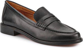 Jones Bootmaker Womens Sabra Heeled Slip-On Shoes - Black Leather - Size UK 3