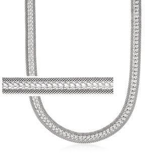 Ross-Simons Italian Sterling Silver Heart Necklace
