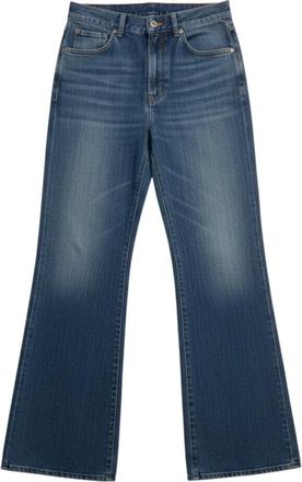 Dondup Amber Jeans - Dames - Flared Jeans - Blauw - W27 - Katoen - Jeans