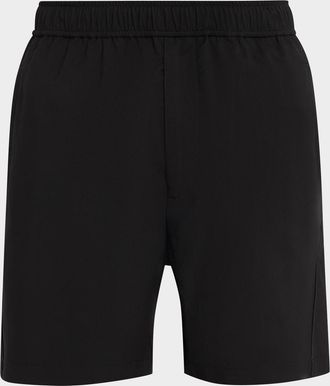 Givenchy Men & apos;s Solid Polyester Pull-On Shorts