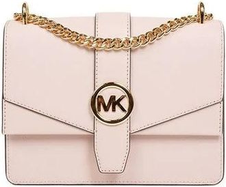 Michael Kors Tassen, Dames, Roze, ONE Size, Leer, Greenwich Small Flap Crossbody Bag