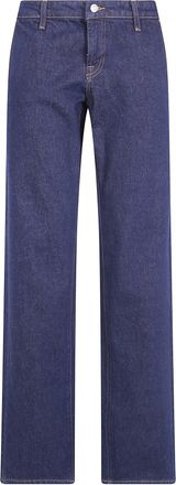 7 For All Mankind Jeans Low Straight Iron Blue With Chino Pocket