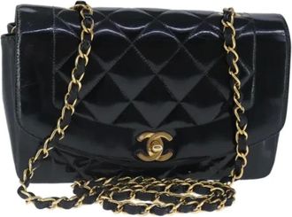 Chanel Pre-owned Shoulder Bags, female, Black, Size: ONE SIZE Pre-owned Vintage Shoulder Bag