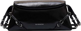 Givenchy Black Logo Medium Shoulder Bag