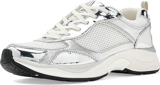 Naturalizer Zoie Womens Sandals White/Silver Mesh : 10.5 W (C), Leather/Textile