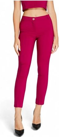 Rinascimento Tailored Slim Fit Enkellaagse Broek - Dames - Skinny broeken - Rood - W34 - Polyester - Broeken