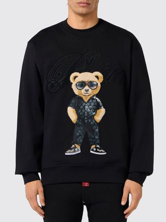 Philipp Plein Felpa a girocollo Teddy con logo