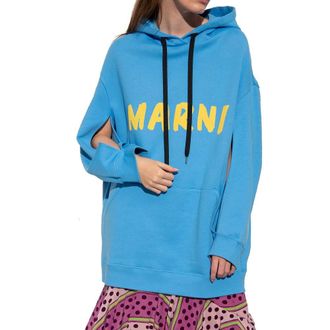 Marni Womens Blue Cotton Sweatshirt Clothing