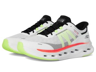 Skechers Mens Max Cushioning Glide Step Aberdeen Hands Free Slip-ins Trainers, White multi-coloured, 7.5 UK