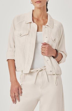 Splendid Lounge Denim Jacket in Moonstone White at Nordstrom, Size X-Small