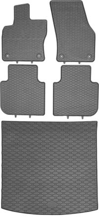 OEM Volkswagen Tiguan Allspace Suv De Noviembre De 2017 A 2024. Juego De Alfombrillas De Goma Para Coche Y Alfombrilla Para Maletero