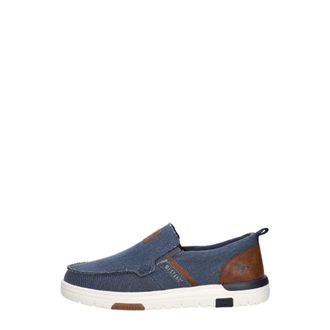 Mustang Sneakers Laag Sportief - Heren - Loafers - Blauw - 45 EU - Schoenen