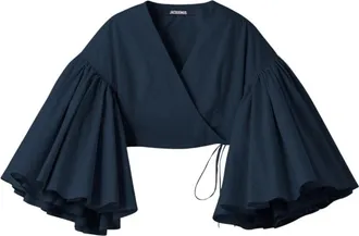 Jacquemus Tops - Dames - Blouses - Blauw - S - Katoen - Overhemden