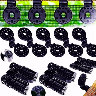 OEM 100 Clips De Sujeci&oacute;n Para Toldos, Clips De Sujeci&oacute;n Para Pantallas De Privacidad, Clips Especiales Con Ojales, Clips De Pl&aacute;stico Para Telas De Sombra