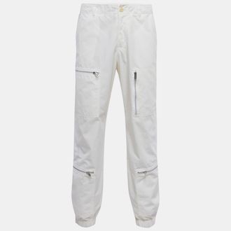 Undercover White Cotton Cargo Pants L