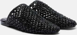 Souliers Martinez Mallorca woven leather mules