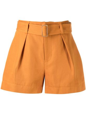 Vince Shorts sartoriali con cintura - Arancione