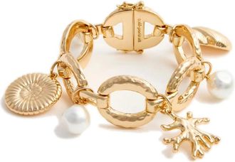 Self Portrait Pulsera con Charm de Coral - Accessories - Mujer - Amarillo - ONE SIZE