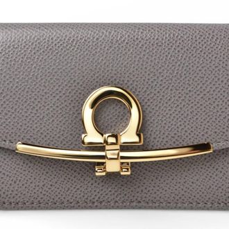 Ferragamo Leather Card Case (Pre-Owned)