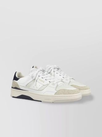 Axel Arigato leather and fabric panel sneakers