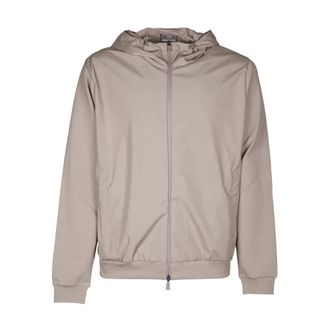 Herno Light Jackets, male, Gray, Size: M Light Jackets