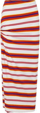 Paco Rabanne Gonna Drappeggiata A Righe-Donna