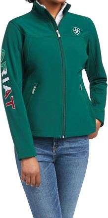Ariat Classic Team Softshell Mexico Jacket In Green