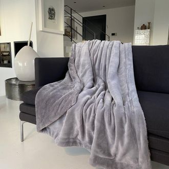 Le Comptoir de la Plage Manta polar Cozy gris claro 130x170cm