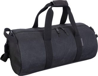 Boarding Pass Voyager 20In Waxed Canvas Shoe Pocket Duffle Bag