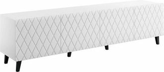 Mirjan24 Mobilier1 - Mueble Tv Charlotte 174, Blanco, N&uacute;mero De Puertas: 0, N&uacute;mero De Cajones: 0, 200x52x42cm
