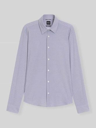 HUGO BOSS Regular Fit Businesshemden aus Stretch-Jersey in Weiss, Gr&ouml;&szlig;e XXL