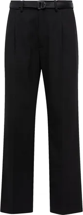 Moncler Twill Pants Black Size 48