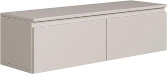 Selsey Selsey - bemmi -Mueble de tv suspendido con 2 puertas -100 cm -greige