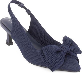 Elie Tahari Lagos Slingback Pump in Dark Navy at Nordstrom, Size 8.5