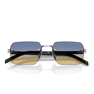 Prada Sunglasses, unisex, Gray, Size: 55 MM Prd55S Sunglasses